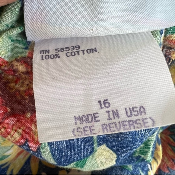 90s Sunflower Sundress Girls Size 16 - Picture 8 of 12